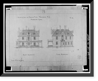 Gallaudet College, Professor's House, Seventh & Florida Avenue, Northeast, Washington, District of Columbia, DC Classic, Vintage Print