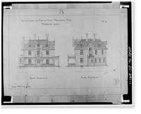 Gallaudet College, Professor's House, Seventh & Florida Avenue, Northeast, Washington, District of Columbia, DC Classic, Vintage Print