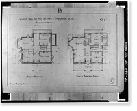 Gallaudet College, Professor's House, Seventh & Florida Avenue, Northeast, Washington, District of Columbia, DC - 2, Vintage Print