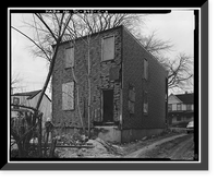 Howard Road Historic District, Sylvia L. Phillips House, 1009 Howard Road, Washington, District of Columbia, DC - 3, Antique Print