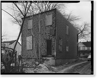 Howard Road Historic District, Sylvia L. Phillips House, 1009 Howard Road, Washington, District of Columbia, DC - 3, Antique Print