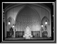 Immaculate Conception Church, Eighth & N Streets, Northwest, Washington, District of Columbia, DC - 2 Classic, Antique Print