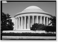 Jefferson Memorial, East Potomac Park, Washington, District of Columbia, DC - 4, Vintage Wall Art