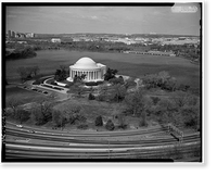 Jefferson Memorial, East Potomac Park, Washington, District of Columbia, DC - 19, Historic Reproduction
