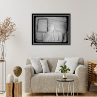 Historic Framed Print, Jefferson Memorial, East Potomac Park, Washington, District of Columbia, DC - 57,  17-7/8" x 21-7/8"