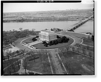Lincoln Memorial, West Potomac Park, Washington, District of Columbia, DC - 9, Antique Print