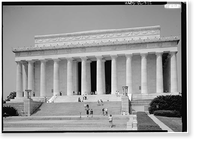 Lincoln Memorial, West Potomac Park, Washington, District of Columbia, DC - 12, Historic Print