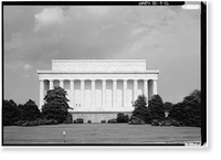 Lincoln Memorial, West Potomac Park, Washington, District of Columbia, DC - 16, Vintage Wall Art