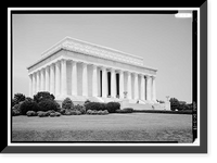 Lincoln Memorial, West Potomac Park, Washington, District of Columbia, DC - 19, Vintage Print