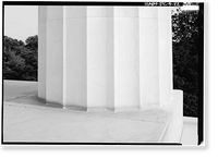 Lincoln Memorial, West Potomac Park, Washington, District of Columbia, DC - 22, Historic Reproduction