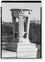 Lincoln Memorial, West Potomac Park, Washington, District of Columbia, DC - 34, Antique Print