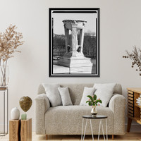 Lincoln Memorial, West Potomac Park, Washington, District of Columbia, DC - 34, Antique Print