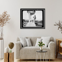 Historic Framed Print, Lincoln Memorial, West Potomac Park, Washington, District of Columbia, DC - 62,  17-7/8" x 21-7/8"