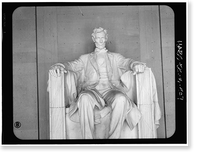 Lincoln Memorial, West Potomac Park, Washington, District of Columbia, DC - 207, Historic Print