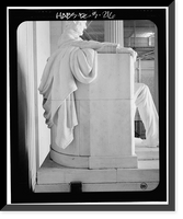 Historic Framed Print, Lincoln Memorial, West Potomac Park, Washington, District of Columbia, DC - 216,  17-7/8" x 21-7/8"