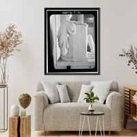 Historic Framed Print, Lincoln Memorial, West Potomac Park, Washington, District of Columbia, DC - 216,  17-7/8" x 21-7/8"