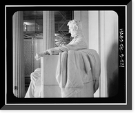 Historic Framed Print, Lincoln Memorial, West Potomac Park, Washington, District of Columbia, DC - 221,  17-7/8" x 21-7/8"