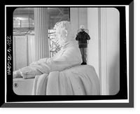Lincoln Memorial, West Potomac Park, Washington, District of Columbia, DC - 222, Vintage Print