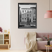 Historic Framed Print, 1903-1911 F Street Northwest (Row Houses), Washington, District of Columbia, DC - 2,  17-7/8" x 21-7/8"