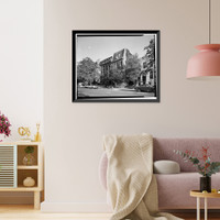 Historic Framed Print, 1908-1916 G Street Northwest (Row Houses), Washington, District of Columbia, DC - 7,  17-7/8" x 21-7/8"