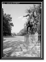 Meridian Hill Park, Bounded by Fifteenth, Sixteenth, Euclid & W Street, Washington, District of Columbia, DC - 32, Antique Print