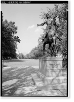 Meridian Hill Park, Bounded by Fifteenth, Sixteenth, Euclid & W Street, Washington, District of Columbia, DC - 32, Antique Print