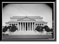 National Archives, Constitution Avenue, between Seventh & Ninth Stree, Washington, District of Columbia, DC Classic, Historic Print