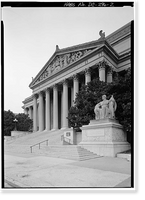 National Archives, Constitution Avenue, between Seventh & Ninth Stree, Washington, District of Columbia, DC - 2 Classic, Historic Print