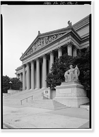 National Archives, Constitution Avenue, between Seventh & Ninth Stree, Washington, District of Columbia, DC - 2 Classic, Historic Print