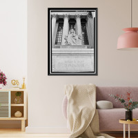 National Archives, Constitution Avenue, between Seventh & Ninth Stree, Washington, District of Columbia, DC - 3, Vintage Wall Art