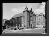 Nineteenth Street Baptist Church, Nineteenth & I Streets (demolished), Washington, District of Columbia, DC, Antique Poster