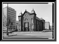 Nineteenth Street Baptist Church, Nineteenth & I Streets (demolished), Washington, District of Columbia, DC - 2, Historic Reproduction
