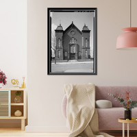Nineteenth Street Baptist Church, Nineteenth & I Streets (demolished), Washington, District of Columbia, DC - 3, Vintage Poster