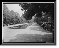 Historic Framed Print, U.S. Department of the Interior, Eighteenth & C Streets Northwest, Washington, District of Columbia, DC,  17-7/8" x 21-7/8"