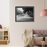 Historic Framed Print, U.S. Department of the Interior, Eighteenth & C Streets Northwest, Washington, District of Columbia, DC,  17-7/8" x 21-7/8"