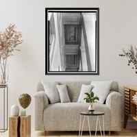 Historic Framed Print, U.S. Department of the Interior, Eighteenth & C Streets Northwest, Washington, District of Columbia, DC - 7,  17-7/8" x 21-7/8"