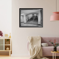 Historic Framed Print, U.S. Department of the Interior, Eighteenth & C Streets Northwest, Washington, District of Columbia, DC - 17,  17-7/8" x 21-7/8"