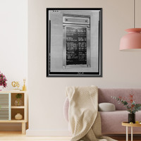 Historic Framed Print, U.S. Department of the Interior, Eighteenth & C Streets Northwest, Washington, District of Columbia, DC - 35,  17-7/8" x 21-7/8"