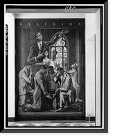 Historic Framed Print, U.S. Department of the Interior, Eighteenth & C Streets Northwest, Washington, District of Columbia, DC - 44,  17-7/8" x 21-7/8"