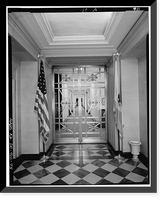 Historic Framed Print, U.S. Department of the Interior, Eighteenth & C Streets Northwest, Washington, District of Columbia, DC - 75,  17-7/8" x 21-7/8"