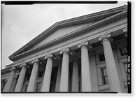 U.S. Department of the Treasury, 1500 Pennsylvania Avenue Northwest, Washington, District of Columbia, DC - 6, Vintage Poster