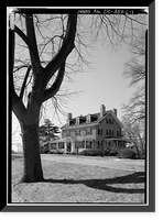 U.S. Soldiers Home, Stuccoed House with Gable Roof, Rock Creek Church Road & Upshur Street Northwest, Washington, District of Columbia, DC, Vintage Print