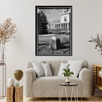 U.S. Soldiers Home, Street Furniture, Rock Creek Church Road & Upshur Street Northwest, Washington, District of Columbia, DC Classic, Vintage Print