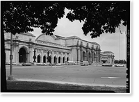 Union Station, 50 Massachusetts Avenue Northeast, Washington, District of Columbia, DC, Antique Poster