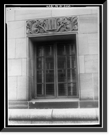 Historic Framed Print, Washington Loan & Trust Company, West End Branch, Seventeenth & G Streets Northwest, Washington, District of Columbia, DC - 7,  17-7/8" x 21-7/8"