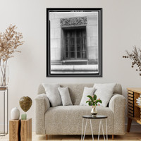 Historic Framed Print, Washington Loan & Trust Company, West End Branch, Seventeenth & G Streets Northwest, Washington, District of Columbia, DC - 7,  17-7/8" x 21-7/8"