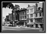 Chinatown, H Street Northwest, 600-800 Blocks & Seventh Stree, Washington, District of Columbia, DC - 5, Historic Print