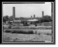 Historic Framed Print, United Clay Products Company, New York Avenue Brickyard, 2801 New York Avenue Northeast, Washington, District of Columbia, DC - 5,  17-7/8" x 21-7/8"