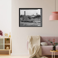 Historic Framed Print, United Clay Products Company, New York Avenue Brickyard, 2801 New York Avenue Northeast, Washington, District of Columbia, DC - 5,  17-7/8" x 21-7/8"