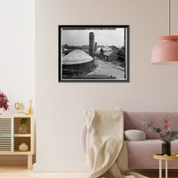 Historic Framed Print, United Clay Products Company, New York Avenue Brickyard, 2801 New York Avenue Northeast, Washington, District of Columbia, DC - 6,  17-7/8" x 21-7/8"